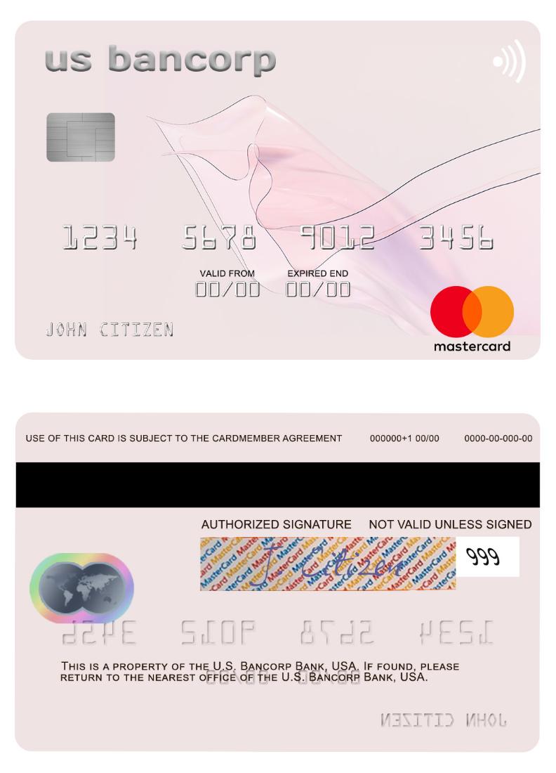 USA U.S. Bancorp Bank mastercard